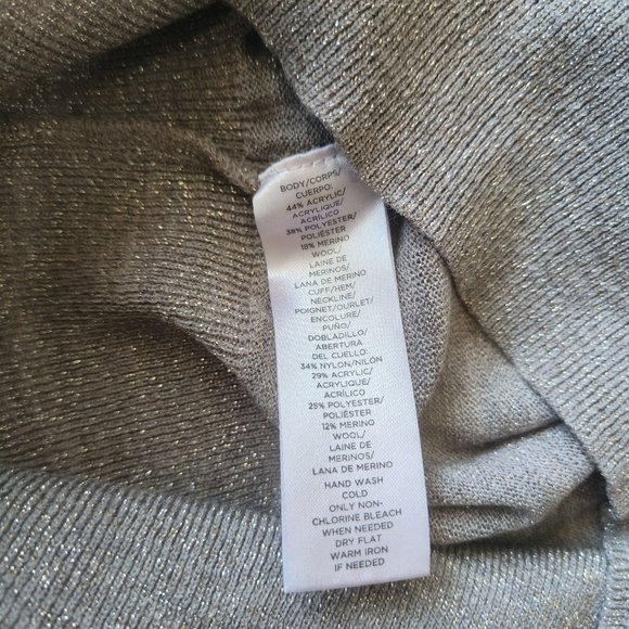 Ann Taylor LOFT Women's Frost Cream Lightweight Sweater Size M - Picture 6 of 8